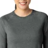 Force Sub-Scrubs meliertes Performance-Armlinge-T-Shirt für Damen