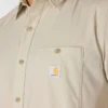 Force Sun Defender™ gewebtes Kurzarmhemd für Herren in lockerer Passform – Sonnenschutz-Hemden