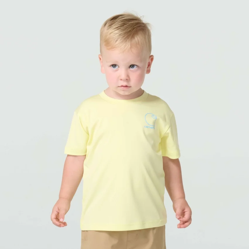 Force Sun Defender™ Hemd mit kurzen Armlingen für Jungen, meliert (Kinder/Kleinkinder)
