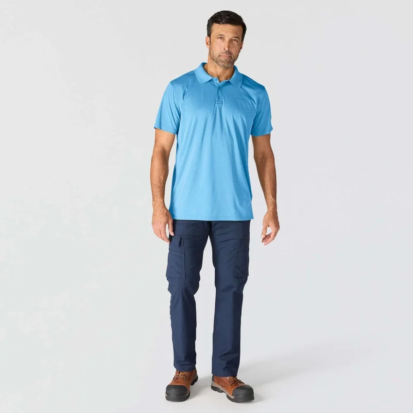 Force Sun Defender™ Herren-Polohemd mit Logo in lockerer Passform – Sonnenschutz-Hemden