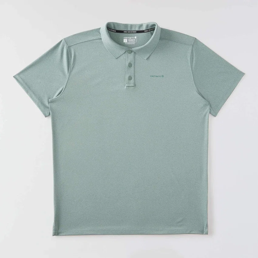 Force Sun Defender™ Herren-Polohemd mit Logo in lockerer Passform – Sonnenschutz-Hemden