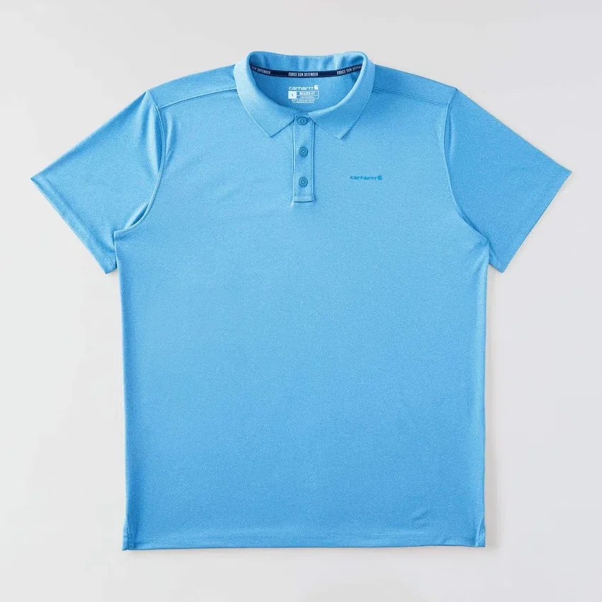 Force Sun Defender™ Herren-Polohemd mit Logo in lockerer Passform – Sonnenschutz-Hemden