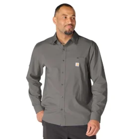 Force Sun Defender™ Langarmhemd für Herren, gewebt, lockere Passform – Sonnenschutz-Hemden