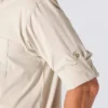 Force Sun Defender™ Langarmhemd für Herren, gewebt, lockere Passform – Sonnenschutz-Hemden