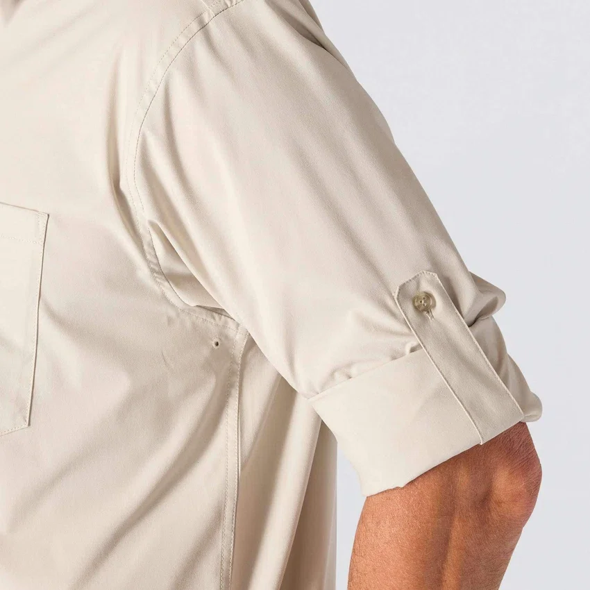 Force Sun Defender™ Langarmhemd für Herren, gewebt, lockere Passform – Sonnenschutz-Hemden