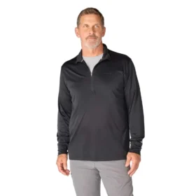 Force Sun Defender UPF 50+ feuchtigkeitsableitendes Halbzip-Pullover für Herren – Sonnenschutz-Hemden