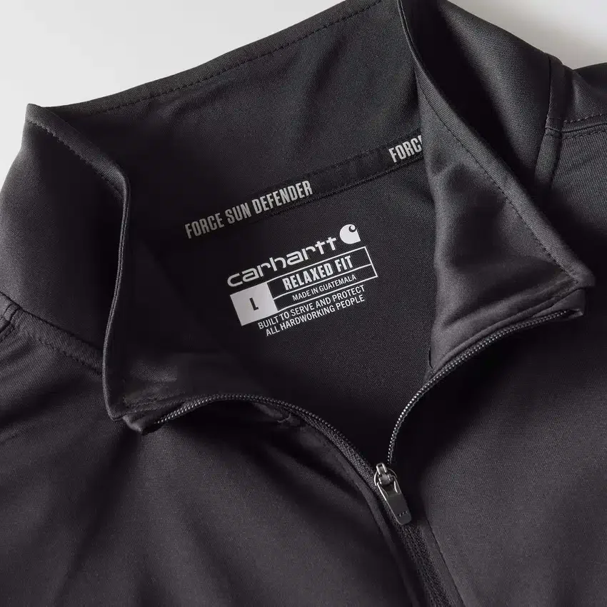 Force Sun Defender UPF 50+ feuchtigkeitsableitendes Halbzip-Pullover für Herren – Sonnenschutz-Hemden