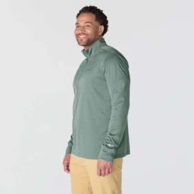 Force Sun Defender UPF 50+ feuchtigkeitsableitendes Halbzip-Pullover für Herren – Sonnenschutz-Hemden
