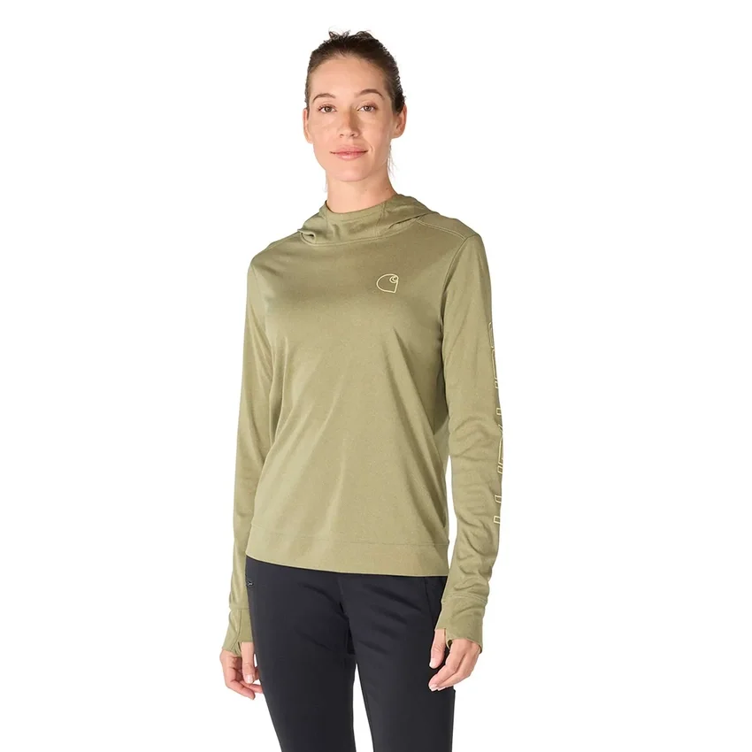 Force Sun Defender UPF 50+ Feuchtigkeitstransport-Hoodie für Damen – Hoodies mit Sonnenschutz