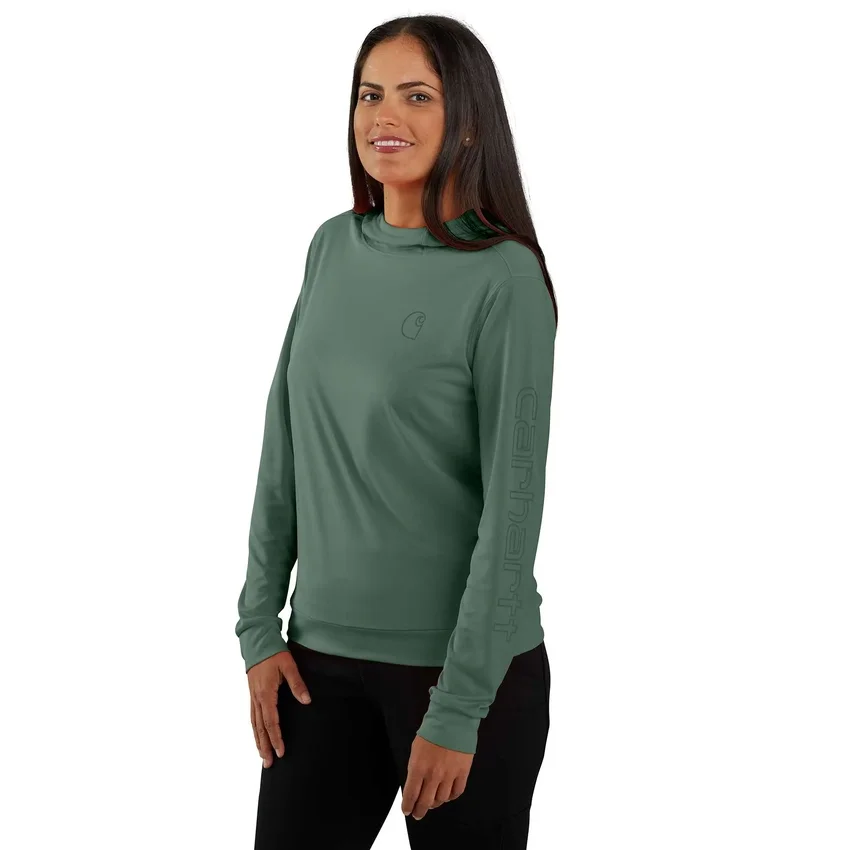 Force Sun Defender UPF 50+ Feuchtigkeitstransport-Hoodie für Damen – Hoodies mit Sonnenschutz