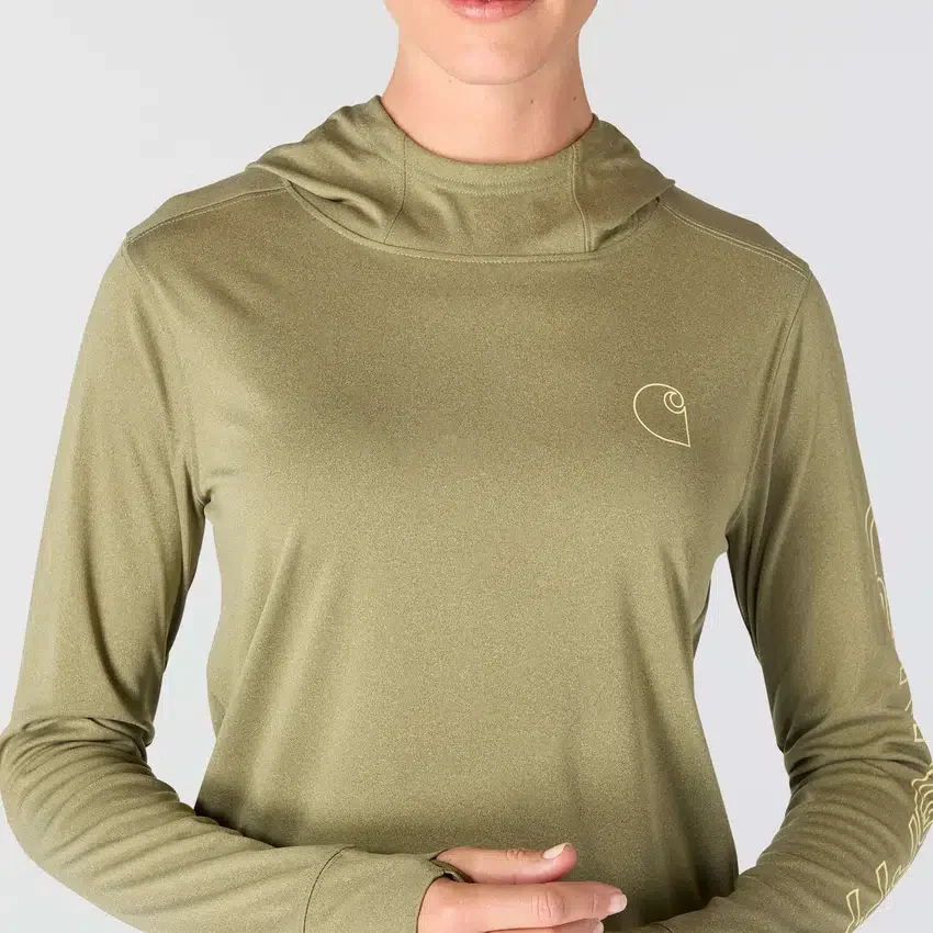 Force Sun Defender UPF 50+ Feuchtigkeitstransport-Hoodie für Damen – Hoodies mit Sonnenschutz