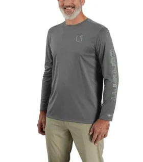 Force Sun Defender UPF 50+ – Leichtes, feuchtigkeitsableitendes Armling-T-Shirt für Herren – Sonnenschutz-Hemden