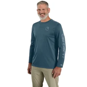 Force Sun Defender UPF 50+ – Leichtes, feuchtigkeitsableitendes Armling-T-Shirt für Herren – Sonnenschutz-Hemden
