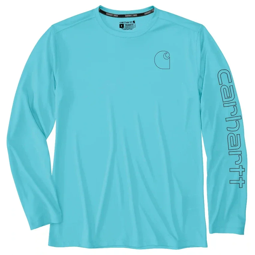 Force Sun Defender UPF 50+ – Leichtes, feuchtigkeitsableitendes Armling-T-Shirt für Herren – Sonnenschutz-Hemden