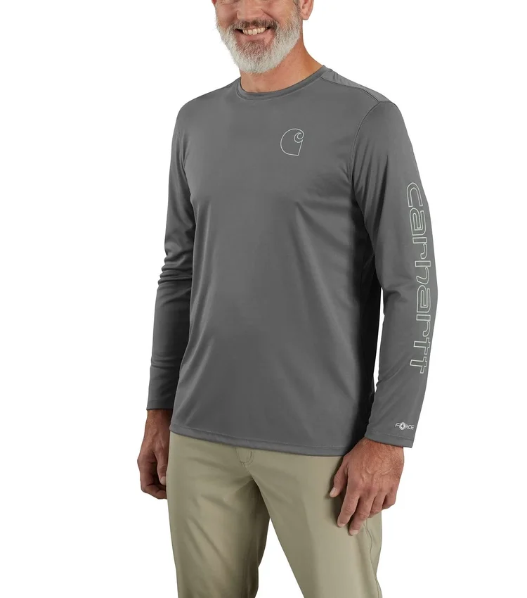 Force Sun Defender UPF 50+ – Leichtes, feuchtigkeitsableitendes Armling-T-Shirt für Herren – Sonnenschutz-Hemden