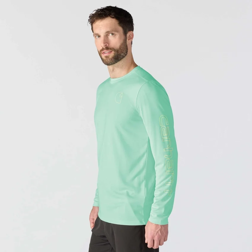 Force Sun Defender UPF 50+ – Leichtes, feuchtigkeitsableitendes Armling-T-Shirt für Herren – Sonnenschutz-Hemden