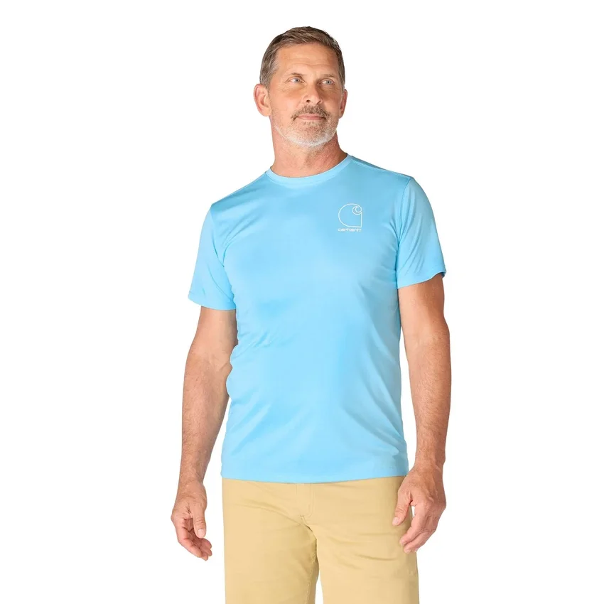 Force Sun Defender UPF 50+ – Leichtes, feuchtigkeitsableitendes T-Shirt für Herren – Sonnenschutz-Hemden