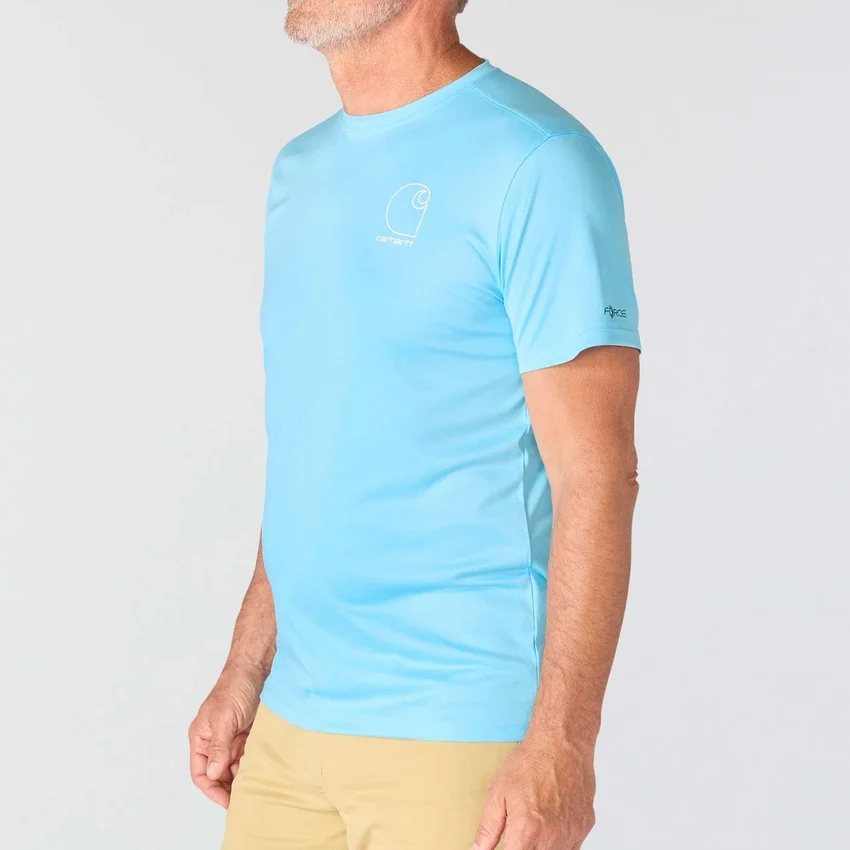 Force Sun Defender UPF 50+ – Leichtes, feuchtigkeitsableitendes T-Shirt für Herren – Sonnenschutz-Hemden