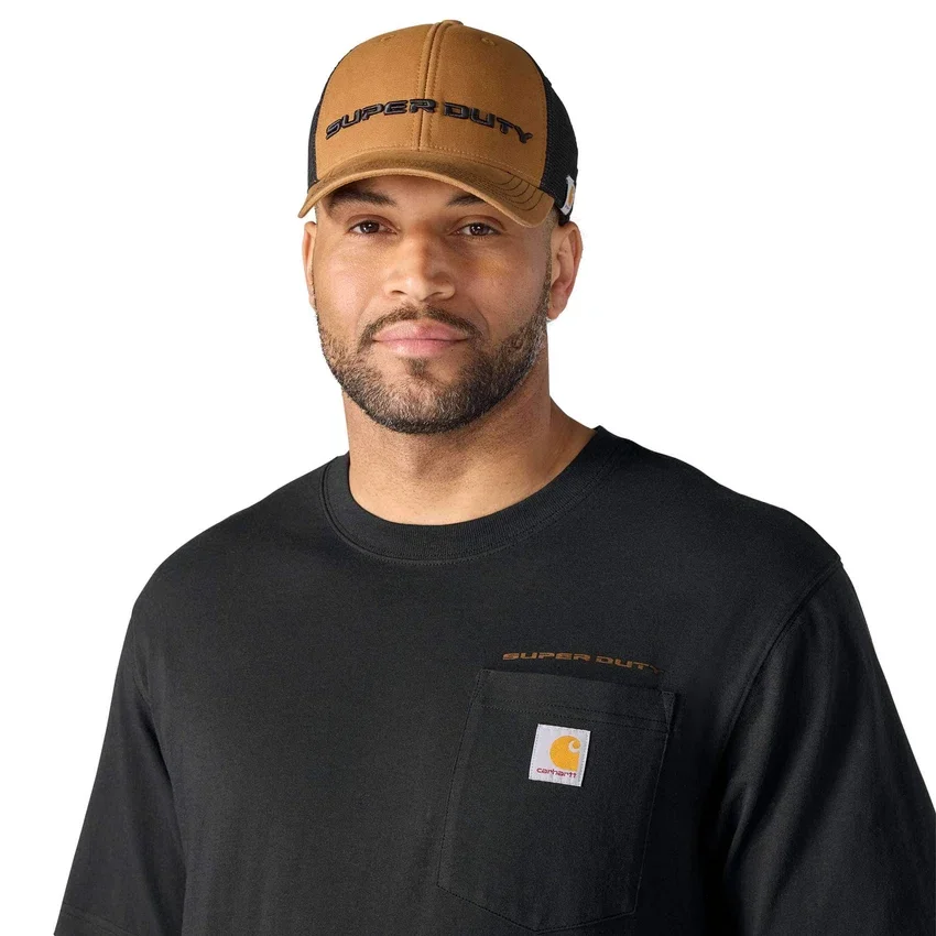 Ford Trucker-Cap aus Canvas mit Netzrückseite