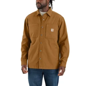 Fr Rigby Canvas-Hemdjacke für Herren – flammhemmende Hemden