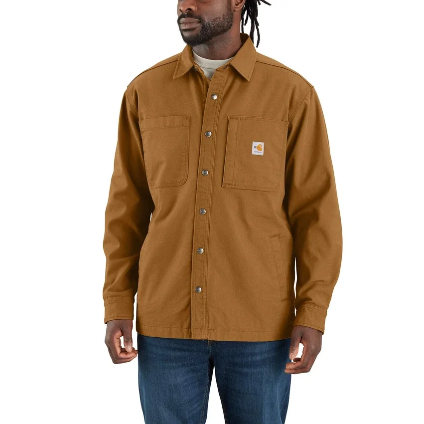 Fr Rigby Canvas-Hemdjacke für Herren – flammhemmende Hemden