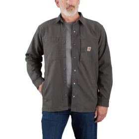 Fr Rigby Canvas-Hemdjacke für Herren – flammhemmende Hemden