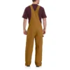 Gefütterte Latzhose für Herren aus gewaschenem Duck-Stoff
