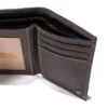 Gestrichene Pebble-Dreifachbrieftasche