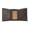 Gestrichene Pebble-Dreifachbrieftasche