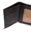 Gestrichene Pebble-Dreifachbrieftasche