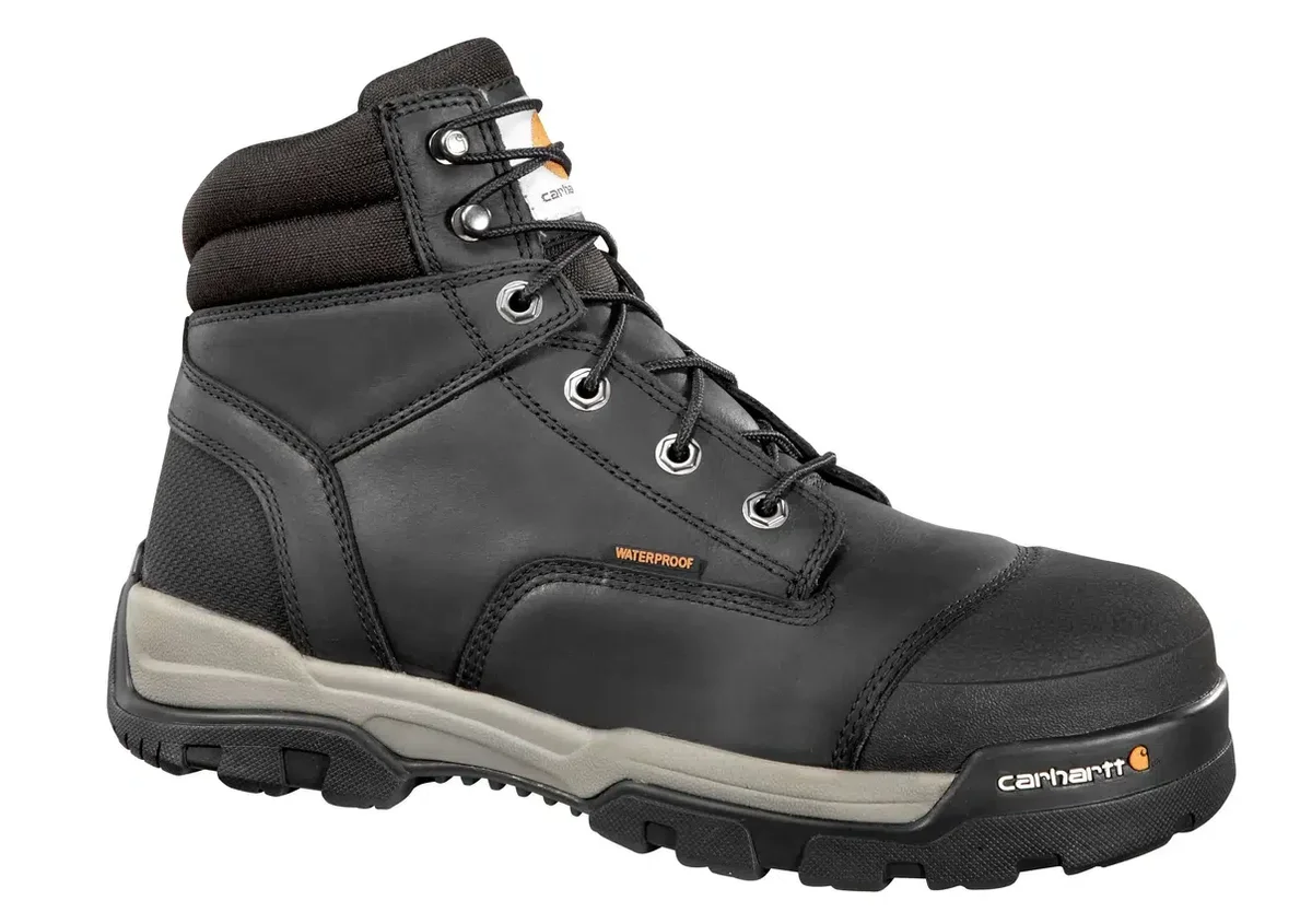 Ground Force wasserdichter 6"-Arbeitsstiefel mit Verbundstoff-Zehenkappe
