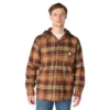 Hamilton Herren-Hemdjacke mit Kapuze in lockerer Passform und Karomuster – Herren-Hemdjacken