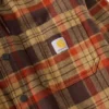 Hamilton Herren-Hemdjacke mit Kapuze in lockerer Passform und Karomuster – Herren-Hemdjacken
