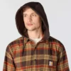 Hamilton Herren-Hemdjacke mit Kapuze in lockerer Passform und Karomuster – Herren-Hemdjacken
