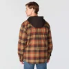 Hamilton Herren-Hemdjacke mit Kapuze in lockerer Passform und Karomuster – Herren-Hemdjacken