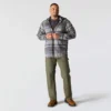 Hamilton Herren-Hemdjacke mit Kapuze in lockerer Passform und Karomuster – Herren-Hemdjacken