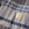 Hamilton Herren-Hemdjacke mit Kapuze in lockerer Passform und Karomuster – Herren-Hemdjacken