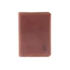 Handgefertigte Leder-Brieftasche im Bifold-Stil
