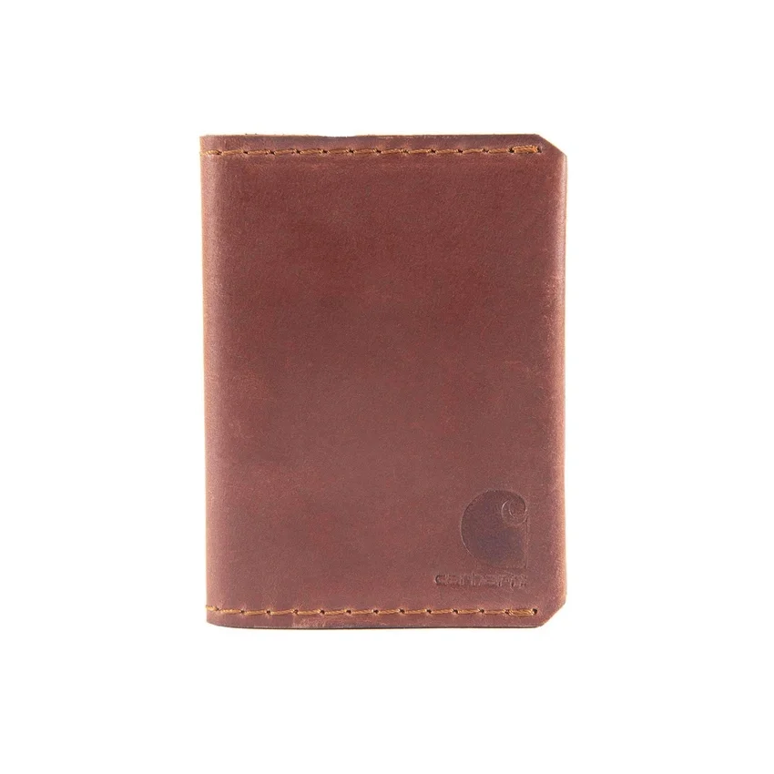 Handgefertigte Leder-Brieftasche im Bifold-Stil