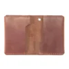 Handgefertigte Leder-Brieftasche im Bifold-Stil