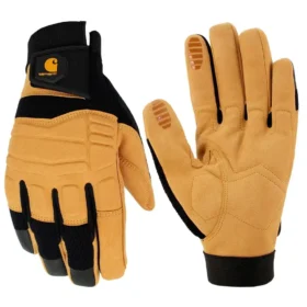 Handschuhe aus Kunstleder mit hoher Fingerfertigkeit, geformten Knöcheln und sicherem Bündchen