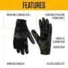 Handschuhe mit hoher Fingerfertigkeit, verstärktem und sicherem Bündchen