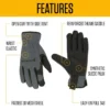 Handschuhe mit offenem Stulpenrand für hohe Fingerfertigkeit