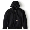 Herren-Aktivjacke aus gewaschenem, gefüttertem Entenstoff