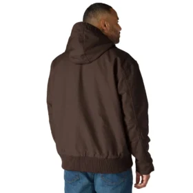 Herren-Aktivjacke aus gewaschenem, gefüttertem Entenstoff