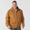 Herren-Aktivjacke aus gewaschenem, gefüttertem Entenstoff