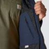 Herren-Aktivjacke aus gewaschenem, gefüttertem Entenstoff
