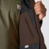 Herren-Aktivjacke aus gewaschenem, gefüttertem Entenstoff