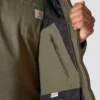 Herren-Aktivjacke aus gewaschenem, gefüttertem Entenstoff