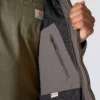 Herren-Aktivjacke aus gewaschenem, gefüttertem Entenstoff
